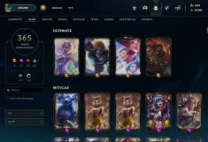 Conta LoL, Platina, Com 9 Skins Vitoriosa  Preço Negociável - League of Legends