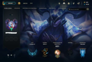 Conta LoL, Platina, Com 9 Skins Vitoriosa  Preço Negociável - League of Legends