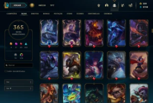 Conta LoL, Platina, Com 9 Skins Vitoriosa  Preço Negociável - League of Legends