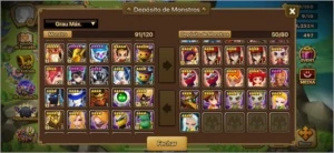 Conta Summoners Wars TOP