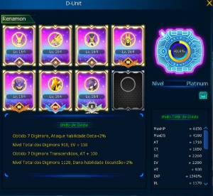 Ladmo Omega Endgame Com Miko e Bloom 40.9% D-Unit - Digimon Masters Online