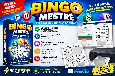 Bingo Mestre - Gerador de Cartelas de Bingo - Outros