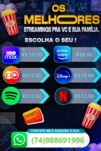 Contas/Paineis De Revenda + 217 Artes de Streaming! - Artes e Templates Artes Canva
