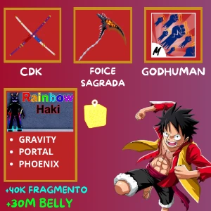 [Conta Promo] ⚡ Contas Blox Fruit ⚡ | Godhuman | Cdk |Etc... - Roblox