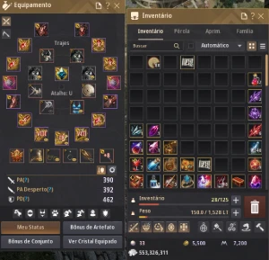 conta bdo full end game com pedra de 5T - Black Desert