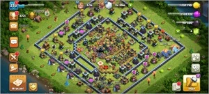 CV14 TH14 BEM UPADO SEMI FULL 6 CONSTRUTOR + 15 SKINS - Clash of Clans