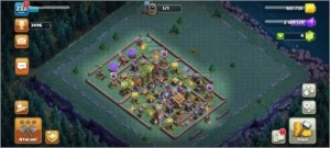 CV14 TH14 BEM UPADO SEMI FULL 6 CONSTRUTOR + 15 SKINS - Clash of Clans