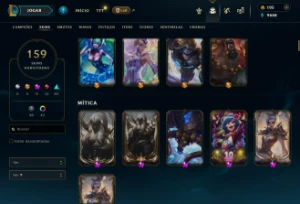 Cota Lol 6 Skins Miticas 4 Ultimate ALISTAR HEXTEC  - League of Legends