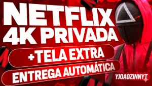 Netflix 4K - Tela Privada Exclusiva Por 30 Dias - Assinaturas e Premium