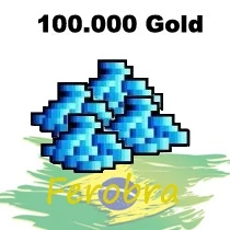 100.000 Gold - Servidor Brasileiro: Ferobra - Tibia