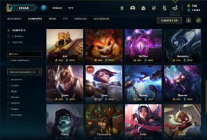 Conta ouro 2 com 140 Champs e 125 Skins ( MAIN JG ) - League of Legends LOL