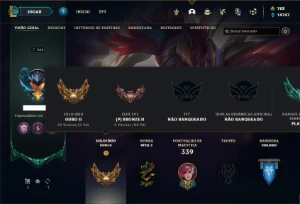 Conta ouro 2 com 140 Champs e 125 Skins ( MAIN JG ) - League of Legends LOL