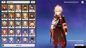 Conta end game AR 58 - Raiden c2 + Assinatura + Sarah c6 - Genshin Impact