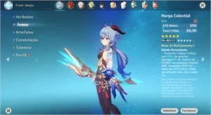 Kazuha + Ganyu + Xiao + Harpa - Genshin Impact