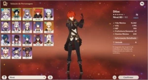 Genshin Impact | 5* | Diluc+Keqing+Venti+Arco Amos