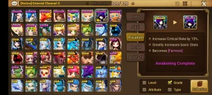 Summoners War Global com Fermion Sonia Sekhmet Kaki Biscoito