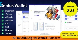 Genius Wallet - CMS de carteira avançada com API de gateway - Others