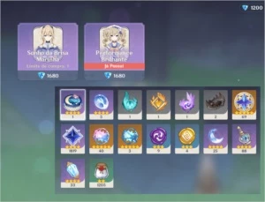 NA SERVER [AR 57] Xiao/ Zhongli/ Albedo/ Venti/ e mais - Genshin Impact