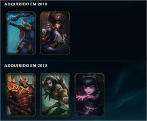 Conta De League Of Legends Icones Season 1 LOL