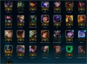 Conta De League Of Legends Icones Season 1 LOL