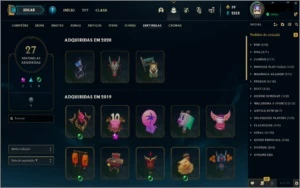 Conta para main ADC no league of legends(656 skins) LOL