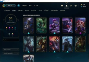 Conta LoL Prata II - League of Legends