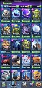 CONTA CLASH ROYALE NV 13 ARENA LENDARIA