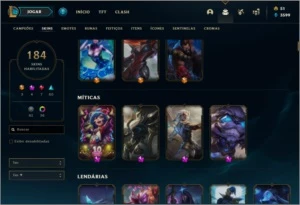 CONTA DE LOL MESTRE RARA - League of Legends
