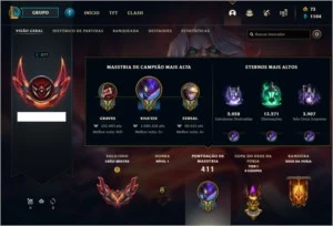 CONTA DE LOL MESTRE RARA - League of Legends