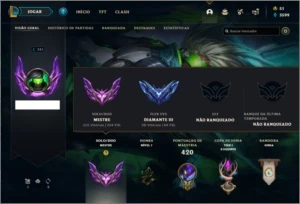CONTA DE LOL MESTRE RARA - League of Legends