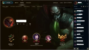 lvl 30 com quase todos os campeões - League of Legends LOL