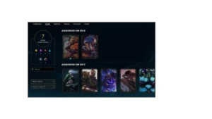 Conta Borda GOLD - SEM MD10 DESSA SEASON - League of Legends LOL