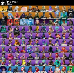 Conta Fortnite | 110 Skins | Ravage | Deadpool| Predador