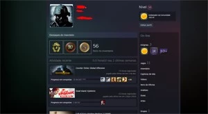 CSGO PRIME 3 Medalhas - Counter Strike