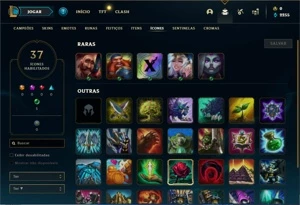 Conta ouro 4 com 23 Champs e 1 Skin + 9 Espolios - League of Legends LOL