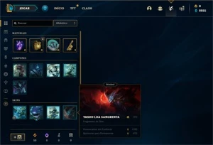 Conta ouro 4 com 23 Champs e 1 Skin + 9 Espolios - League of Legends LOL
