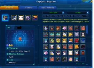 Conta LaDMO Servidor: Alphamon Mid Game ! - Digimon Masters Online