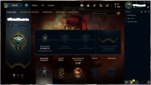Smurf criada em 2014 ( 4 Skins Vitoriosas) - League of Legends LOL