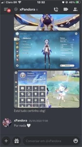 CONTA GENSHIN IMPACT VENTI+GANYU+CHILDE+KLEE+YAE MIKO+NILOU