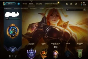 CONTA DIAMANTE 2 - LEVEL 178 - League of Legends LOL
