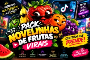 🍇✨ Pack Premium — Novelinhas De Frutas Virais