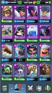 vendo conta clash royal lvl 10 com 3510 trofeus com 8 lendar - Clash Royale