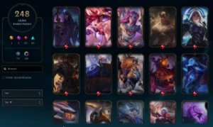 (Conta Lol) Lvl316! 248 Skins, 32 Lendarias, 345 Icones - League of Legends