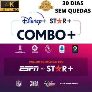 Combo Disney+Star+ 4K Privado+ Pin Sem Quedas (1 Tela) - Assinaturas e Premium