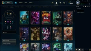 Conta D1 Todos os champ Caiu do Mestre por Inatividade - League of Legends LOL