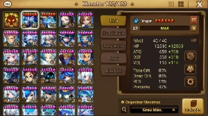 Conta Summoner Wars Giana - Summoners War