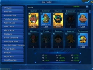 Vendo Conta Mid Game no jogo NADMO - Digimon Masters Online