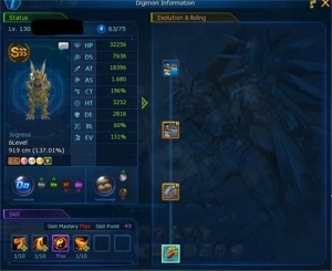 Vendo Conta Mid Game no jogo NADMO - Digimon Masters Online