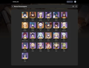 Genshin Impact- Conta Hutao+Bis Yelan+Bis