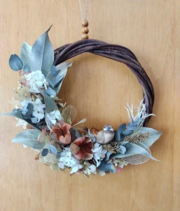 Guirlanda Rústica para o Dia a Dia (30cm) - Artesanato e Personalizados